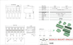 15EDG KF2EDG 2.54mm 3.5mm 3.81mm 5.08mm PCB Screw Terminal Block 2 3 4 5-16Pin Male Plug Female Socket Pin Header Wire Connector