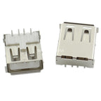 5PCS USB Interface Socket Type A Standard Port Female Male Solder Jacks Connector DIP Straight Vertical Bend Needle PCB Socket