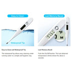 1-2P Thermometer for Fever Digital Basal Body Oral Armpit or Rectal Electronic LCD Display High-Precision Measurement Smart Heat