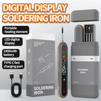 USB 1400mAh Battery Intelligent Soldering Iron Type C Interface Wireless Temperature Control High-power Solder Welding Iron Tool