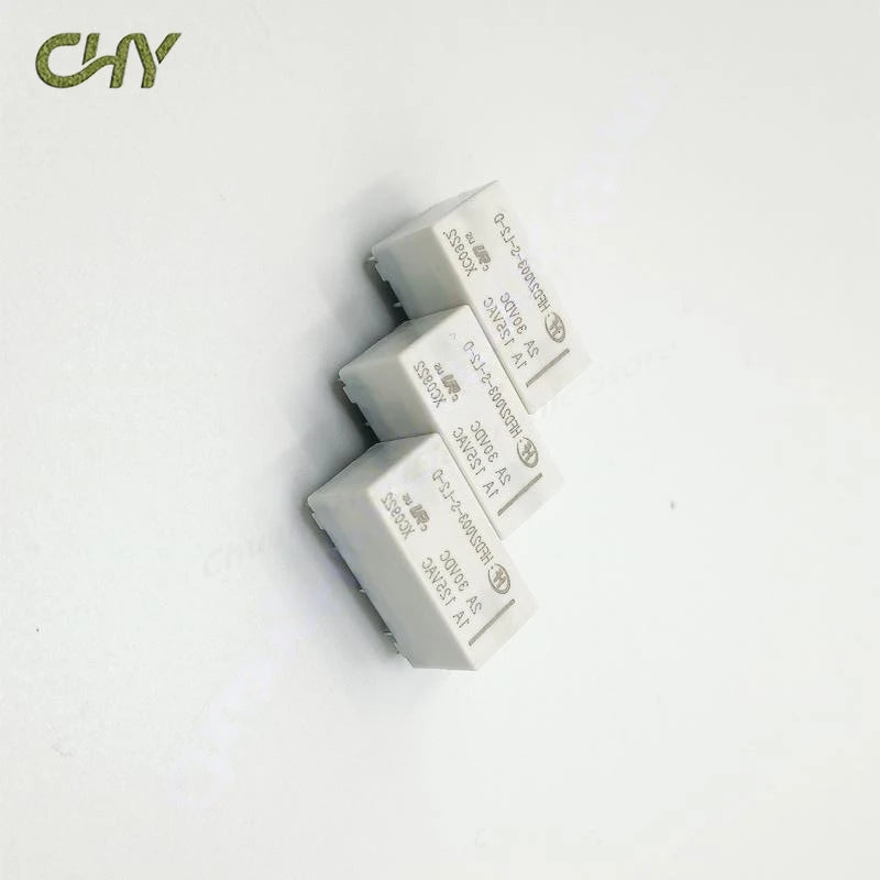 5PCS 5V Coil Bistable Latching Relay DPDT 30VDC 2A 1A 125VAC HFD2/003-S-L2-D HFD2/005-S-L2-D HFD2/012-S-L2-D HFD2/024-S-L2-D