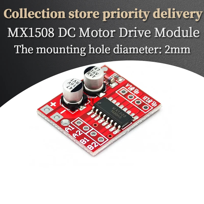 MX1508 DC Motor Drive Module Reversing PWM Speed Dual H Bridge Stepper Motor Mini Victory L298N