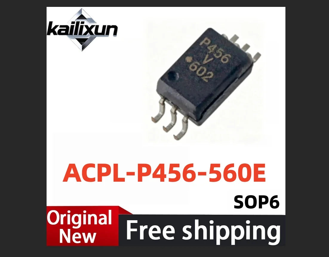 (5pcs) ACPL-P456-560E P456V ACPL-P456 SOP6 SMD Optocoupler Isolator IC