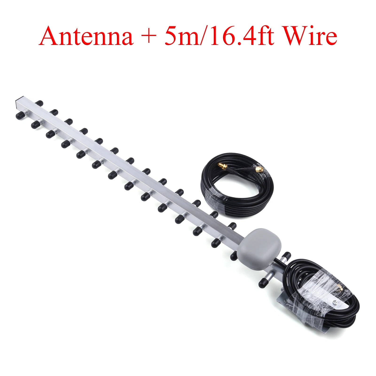 4G LTE 25dBi Antenna 791-2690MHz Outdoor Wireless Yagi Antenna SMA Male for Home/Office WiFi Network Device With Extension Wire
