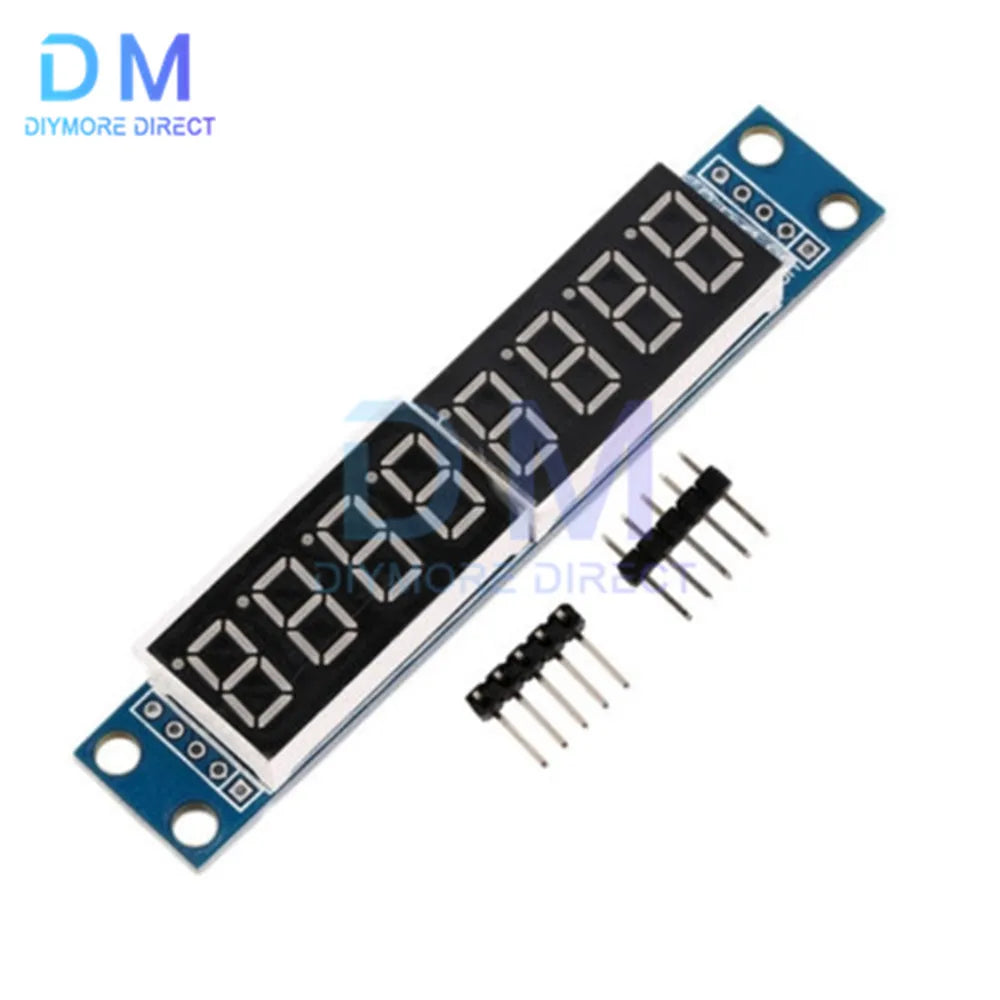 8 Digit Bit MAX7219 Digital Tube Display Module Board 7 Segment Digital LED Display for 3.3V 5V STC51/AVR/STM32