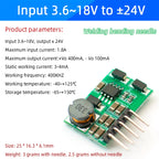 DD1718PA ± 5V 6V 9V 12V 15V 24V Positive & Negative Dual Output Power Supply DC Step-up Boost Converter Module