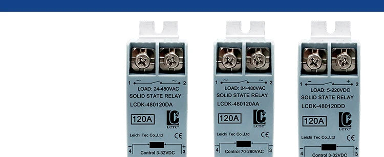 SSR Solid State Relay 10A 25A 40A 60A 80A 100A 120A DIN Rail Single Phase Relay With Heat Sink DC To AC DC To DC AC To AC
