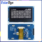 SSD1309 2.42 inch OLED Display 128x64 HD SPI/I2C Interface 7Pin for UNO R3, 3.3V/5V