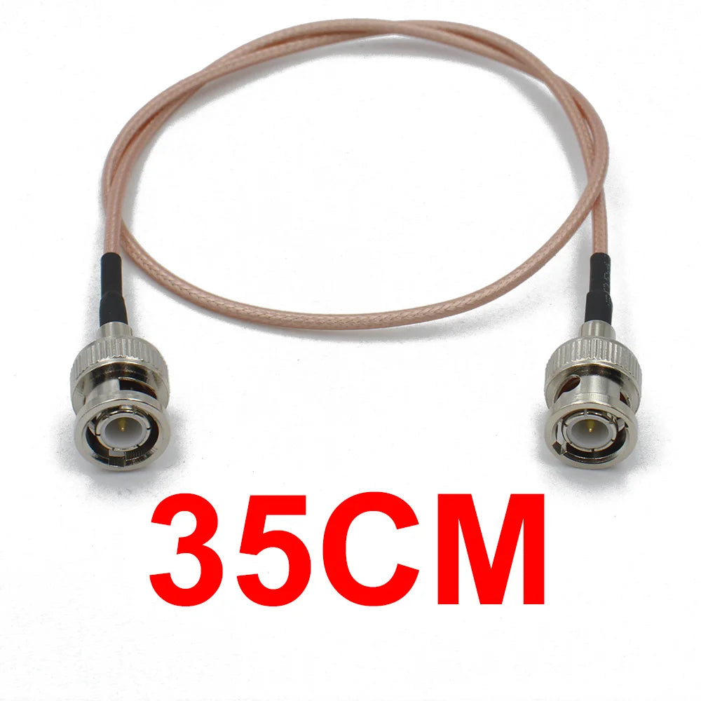 RG316 BNC male to BNC male plug Q9 crimp Pigtail Coax Jumper extension Cable FPV for HD-SDI 3G-SDI Vedio CCTV Camera Camcorder