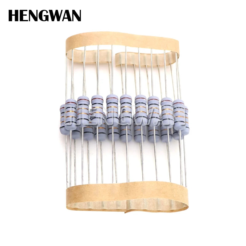 20pcs 1W 5% Wire Wound Resistor Fuse Winding Resistance 0.1R 0.33R 1R 2.2R 3R 4.7R 5.1R 6.8R 10R 22R 68R 100R 200R 510R 0.1 ohm