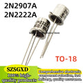 5-10-20pcs/lot 100% new TO18 2N2222A 2N2907A TO-18 2N2222 2N2907
