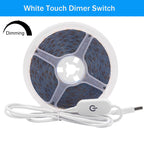5V USB LED Strip Light with Dimmer Switch 2835 60LEDs Waterproof Flexible LED Tape with ON OFF Switch for Under Cabinet Light