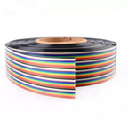 40 Pin 1.27mm Pitch Colorful Flat Ribbon Cable, IDC FC Dupont Wire Connector, Flexible FPC Jumper for DIY Electronics