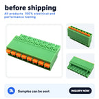 AOSI Factory Hot Sale Tool-free Pluggable 2EDGKN-5.08 DIN Rail Terminal Block