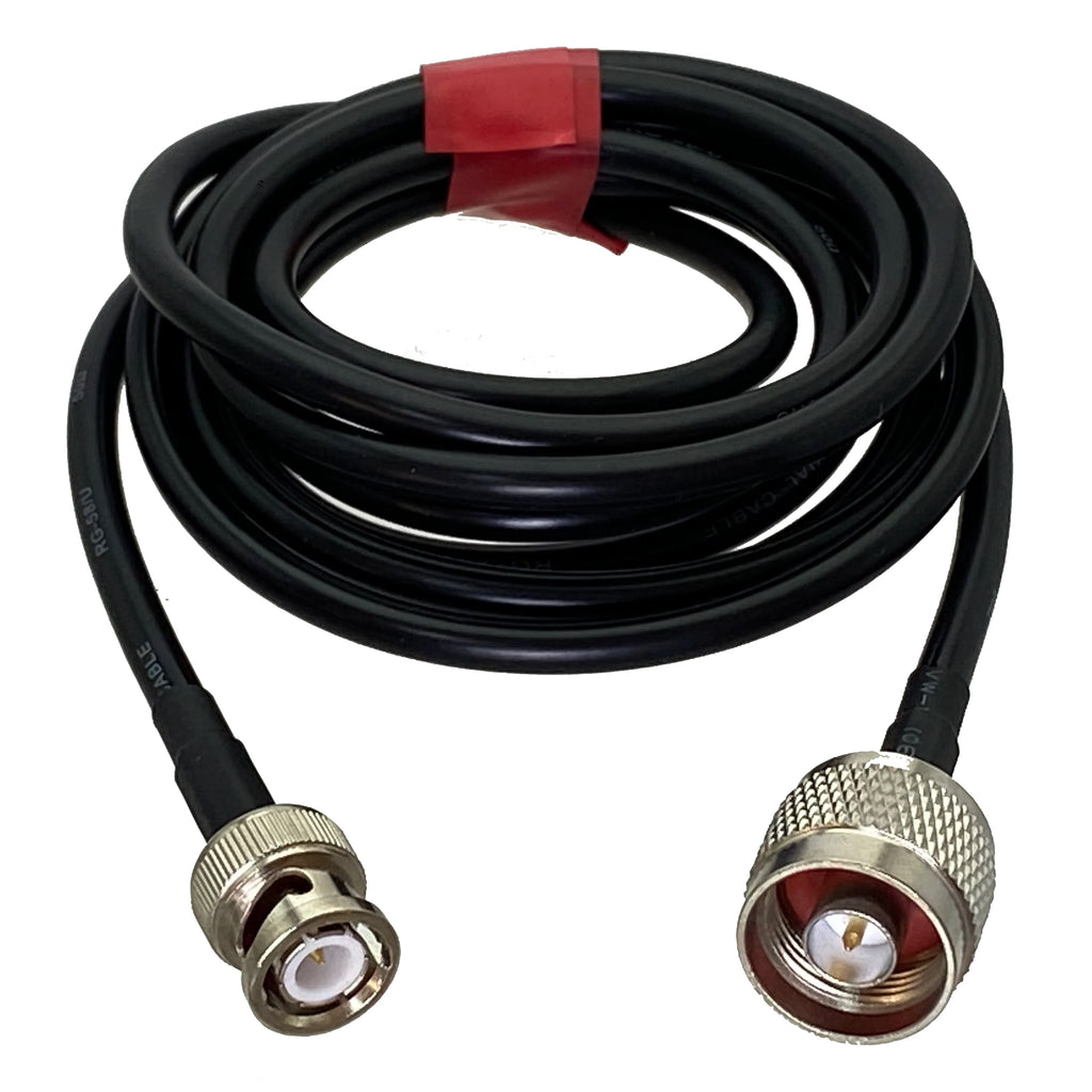 RG58 Low Loss N Male to BNC Male Coaxial Cable,RG58 N BNC Extension Jumper Cable for Antenna,RF Radio,Modem,Oscilloscope,Signal