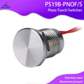 Stainless Steel Waterproof Piezo Touch Switches 16mm 19mm 22mm 25mm Normal open Capacitive Momentary Push Button