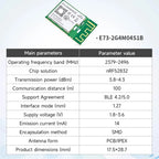 EBYTE E73-2G4M04S1A/B/D Series BLE Wireless Module Micro-size Long Range Low Power Consumption Dual Antenna PCB