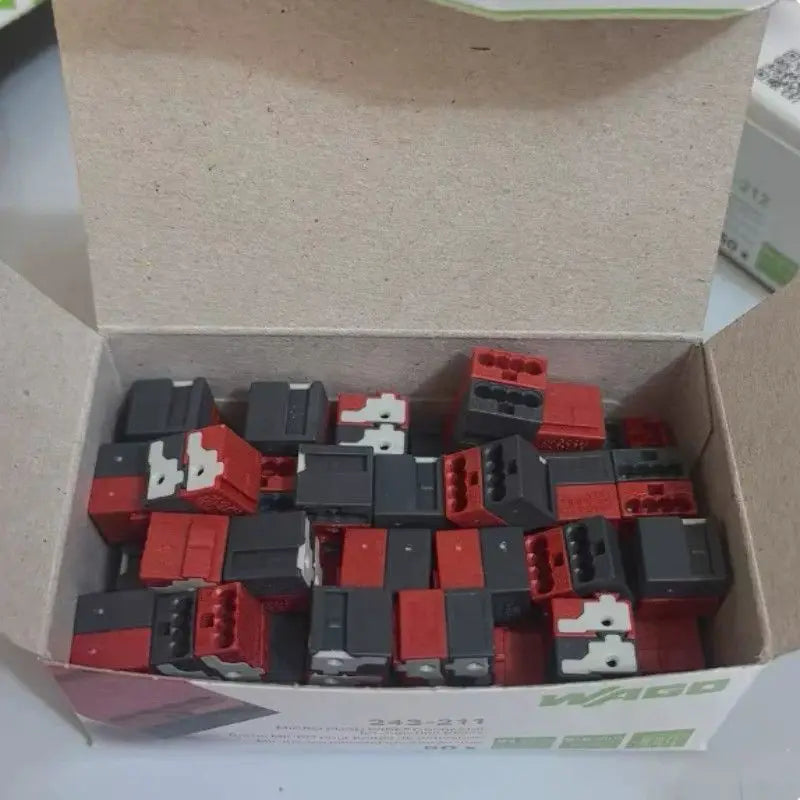 Genuine WAGO 243‑211 243‑212 243‑131 KNX EIB Bus Coupler Connector PUSH‑WIRE Spring Terminal Block for Building Automation