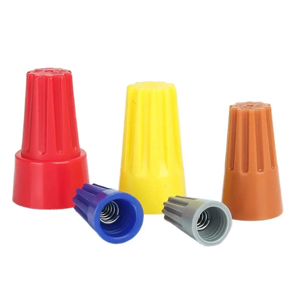 50PCS Colorful Electrical Insulated Crimp Twist Terminal Quick Wire Connector Nut Spring End Cap Connection