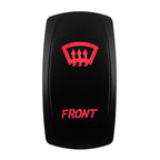 Red Led Light Rocker Switch 12V/24V SPST DPDT Toggle Switch ON OFF/ ON OFF ON Backlight Latching / Momentary Dash Panel Control