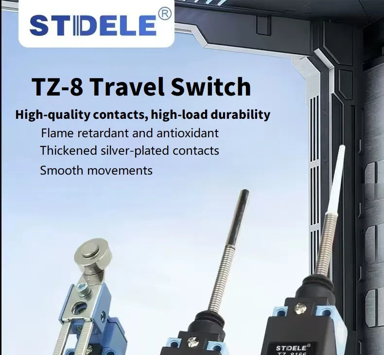 High-Quality Water and Oil Proofing Limit Switches TZ-8104, TZ-8108, TZ-8111, TZ-8122, Small Contact Type Limit Switches