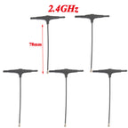 915MHz 2.4G T-type ELRS Antenna 78/120/220mm  IPEX 1 IPEX1 for FPV Drone TBS CROSSFIRE FRSKY R9mm R9MX ELRS Nano EP1 RX Receiver