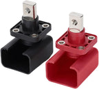 2pcs All Copper Lithium Battery Terminal Battery Connector Energy Storage Terminal High Current Copper Terminals