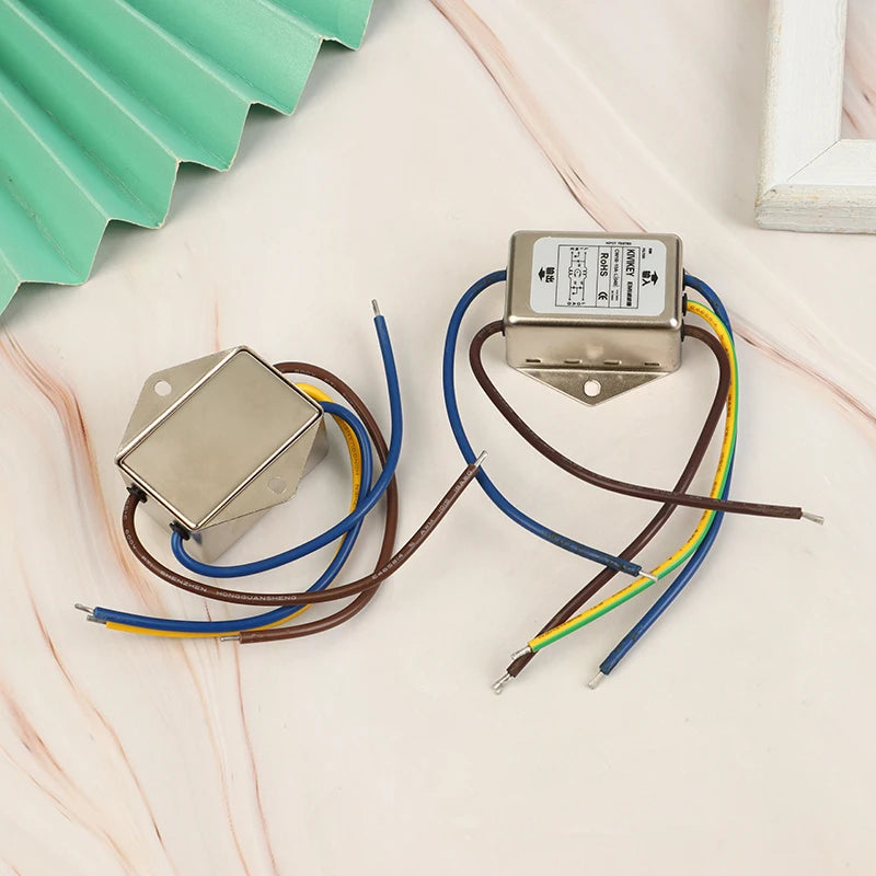 CW1B-3A/6A /10A-L(040)Anti-interference AC 220V Power Supply Filter EMI Line Audio Purifier CW1B-10A-L