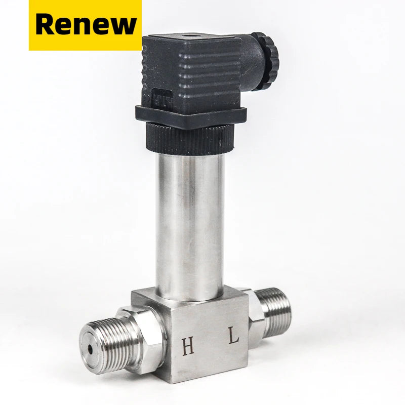 4-20mA  Water Differential Pressure Transmitter Sensor 0-0.05Mpa Full Stainless Steel G 1/2"