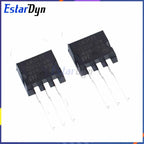 10PCS LM317T LM7805 TO-220 Linear Voltage Regulator Kit, 5V 12V Step Down Power Supply Stabilizer Module