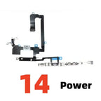 Power Flex Cable for iPhone 14 Plus 15 13 Pro Max 11 12 Volume Flex Ribbon Tape Side Button Distance Ambient Fix Parts