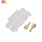 2-5pcs 6*30mm Glass Fuse Holder 6x30mm Fuse Socket Black/White Flip shell Type Peanut Hull Fuse Box with 20AWG Wire Cable 1A-10A