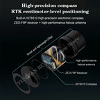 Holybro H-RTK ZED F9P: Ultimate Navigation with Built-in Compass & Feather-Light 26g Design | High-Accuracy GNSS