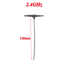 915MHz 2.4G T-type ELRS Antenna 78/120/220mm  IPEX 1 IPEX1 for FPV Drone TBS CROSSFIRE FRSKY R9mm R9MX ELRS Nano EP1 RX Receiver