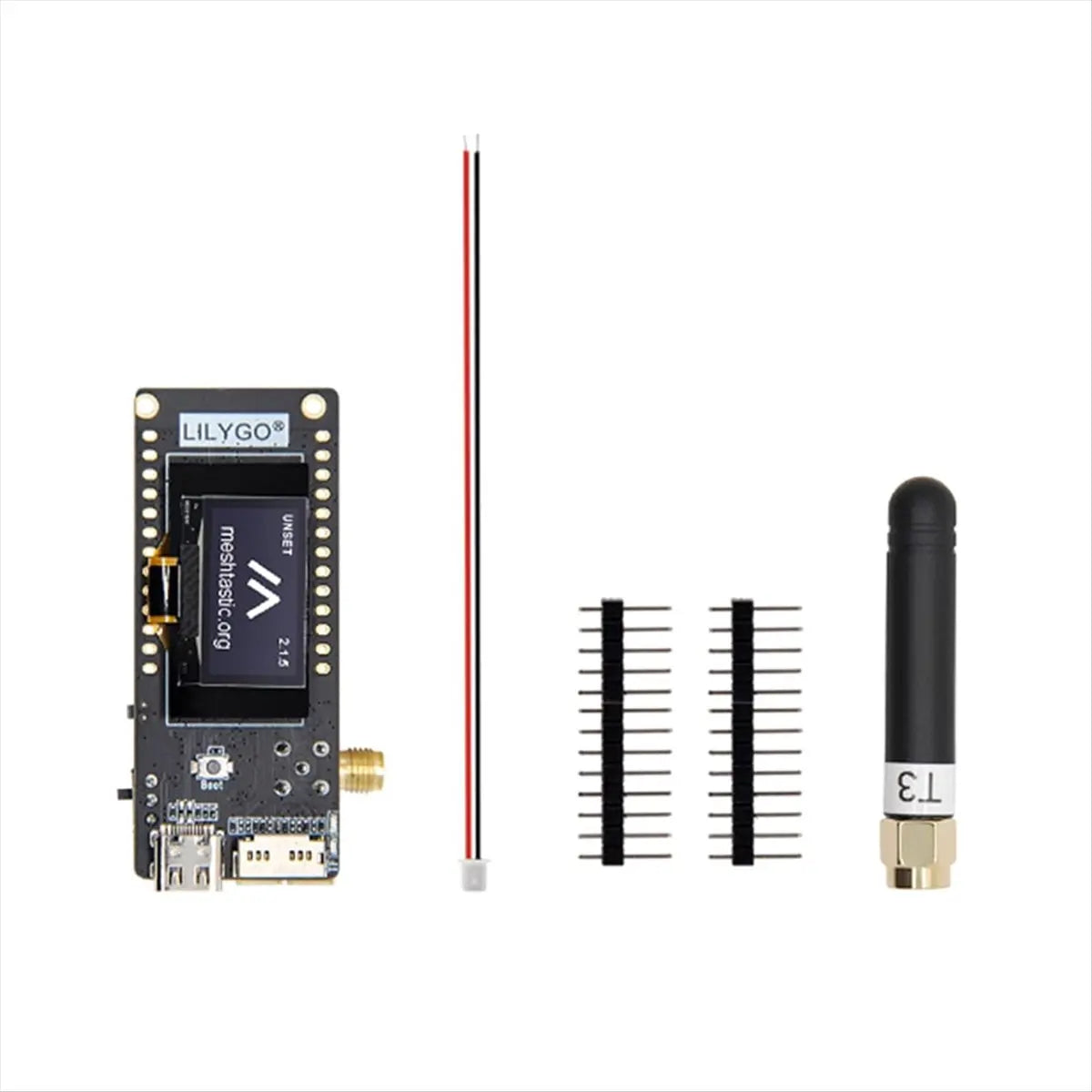DT75BG  T3S3-LR1121/2.4G V1.2 - LoRa2.4G SX1280 Equipped with 0.96 Inch OLED Development Board Module