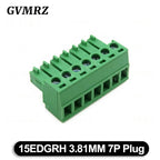 5PCS 15EDG KF15EDGRH 2x2 ~ 12PIN 3.81mm Double Layer Double row pluggable terminal block PCB welding plate Plug Pin Socket