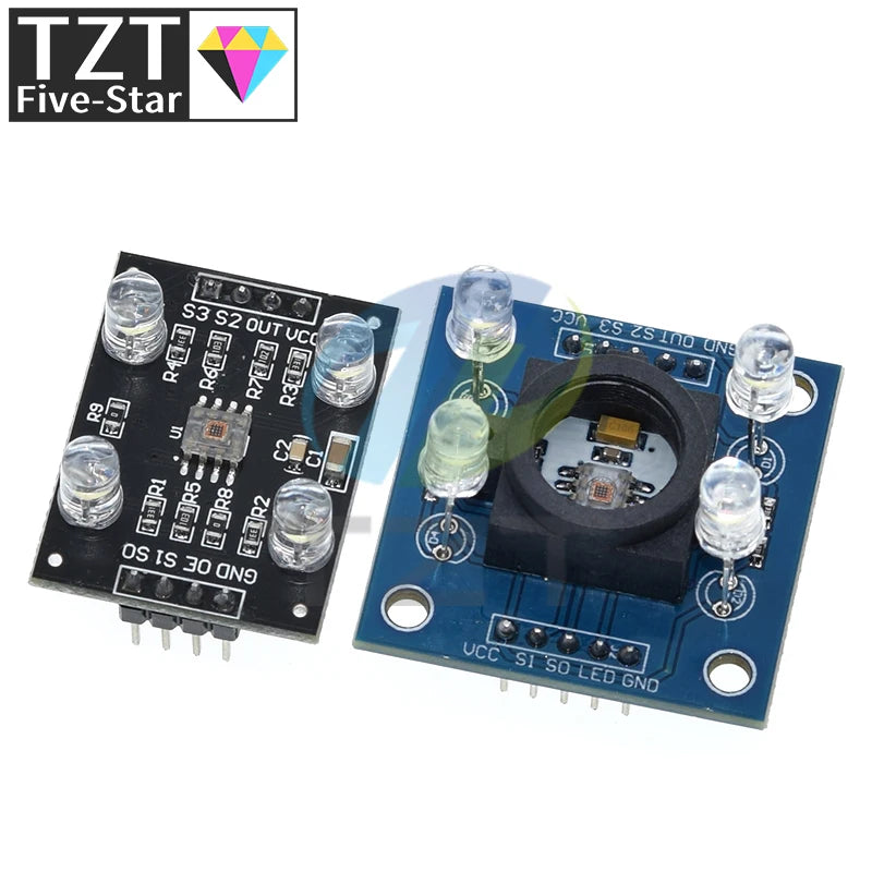TZT Color recognition sensor TCS230 TCS3200 Color sensor Color recognition module for arduino DIY Module DC 3-5V Input