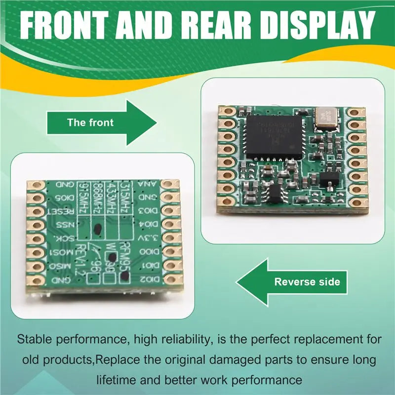 [NEW A09R!】 RFM95W Lora SX1278 Spread Spectrum Wireless Module Lora Wireless Transceiver Module Low Power SPI Interface For Iot