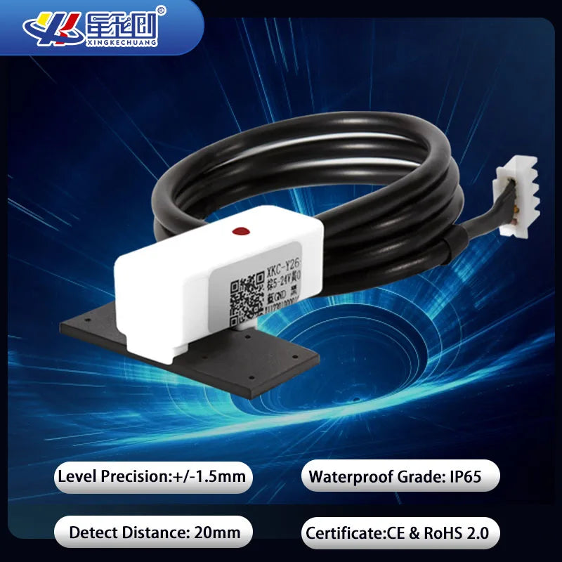 XKC-Y26 Arduino Compatible Sensor,Non-contact Liquid Water Level Switch for Flat Tanks and Pipes(OD 12mm+)