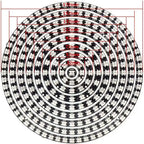 5v ws2812b 5050 RGB sk6812 LED Ring Lamp Light,module strip 1/8/12/16/24/32/241 LED/ring with Integrated Drivers for Arduino