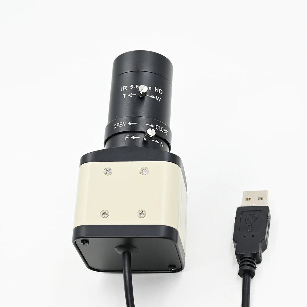 GXIVISION 16MP Ultra HD USB Camera, IMX298, Driver Free, MJPG 4656x 3496 10fps, Case Webcam With CS Lens, Document Scanner