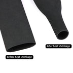 1.6m New Non Slip Heat Shrink Tube Solid Color 18mm ~ 40mm Waterproof Cover Bicycle Handle Protector Anti Skid Fishing Rod Wrap