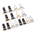 10Pcs 10/12/15/18MM Metal Adjust Buckle For Corset Leg Garter Belt Clip Hook Suspender Ends Buckles Hosiery Stocking Grips
