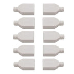 10Pcs USB Type A Connector Male Female 4 Pin Plug Socket With Black White Plastic Cover USB 2.0 Type-A Soldering DIY Kits