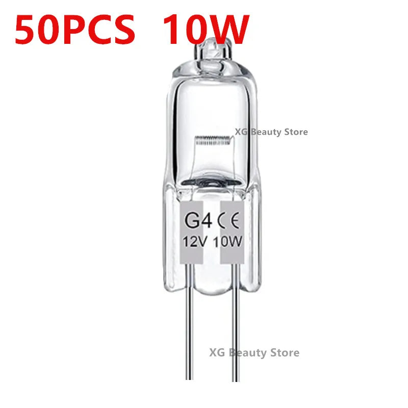 10/50/100PCS G4 12V 10W 20W LED Lamp Bulbs Eco Halogen Light Bulbs Capsule Inserted Beads Crystal Lamp Halogen Bulb Wholesale