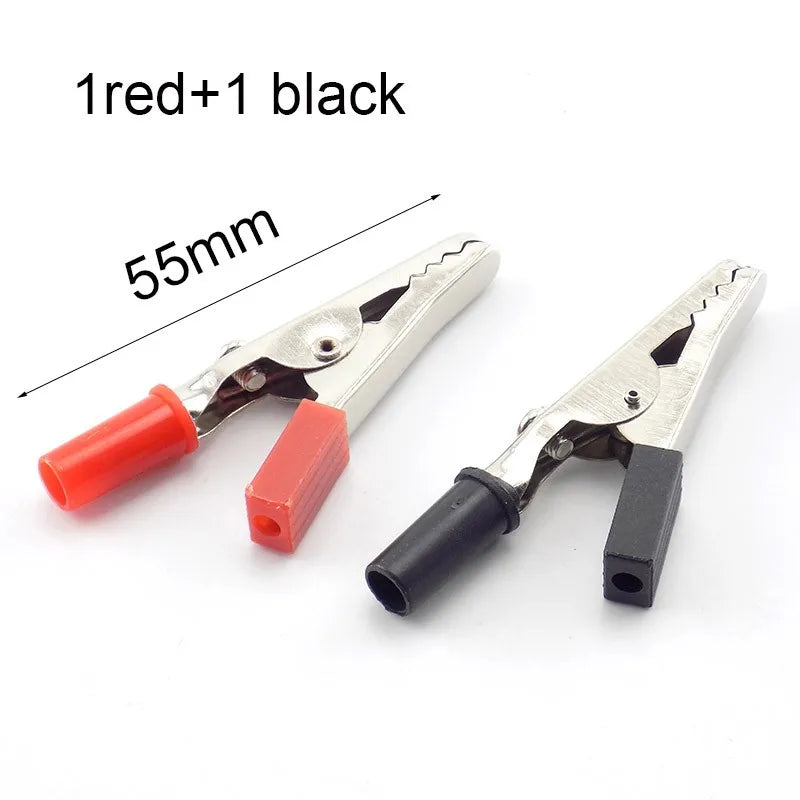 5A/30A/50A/100A Electrical Alligator Clips car Battery Clamps For Car Test Probe Crocodile Clip Connector Electrical  Tools E2