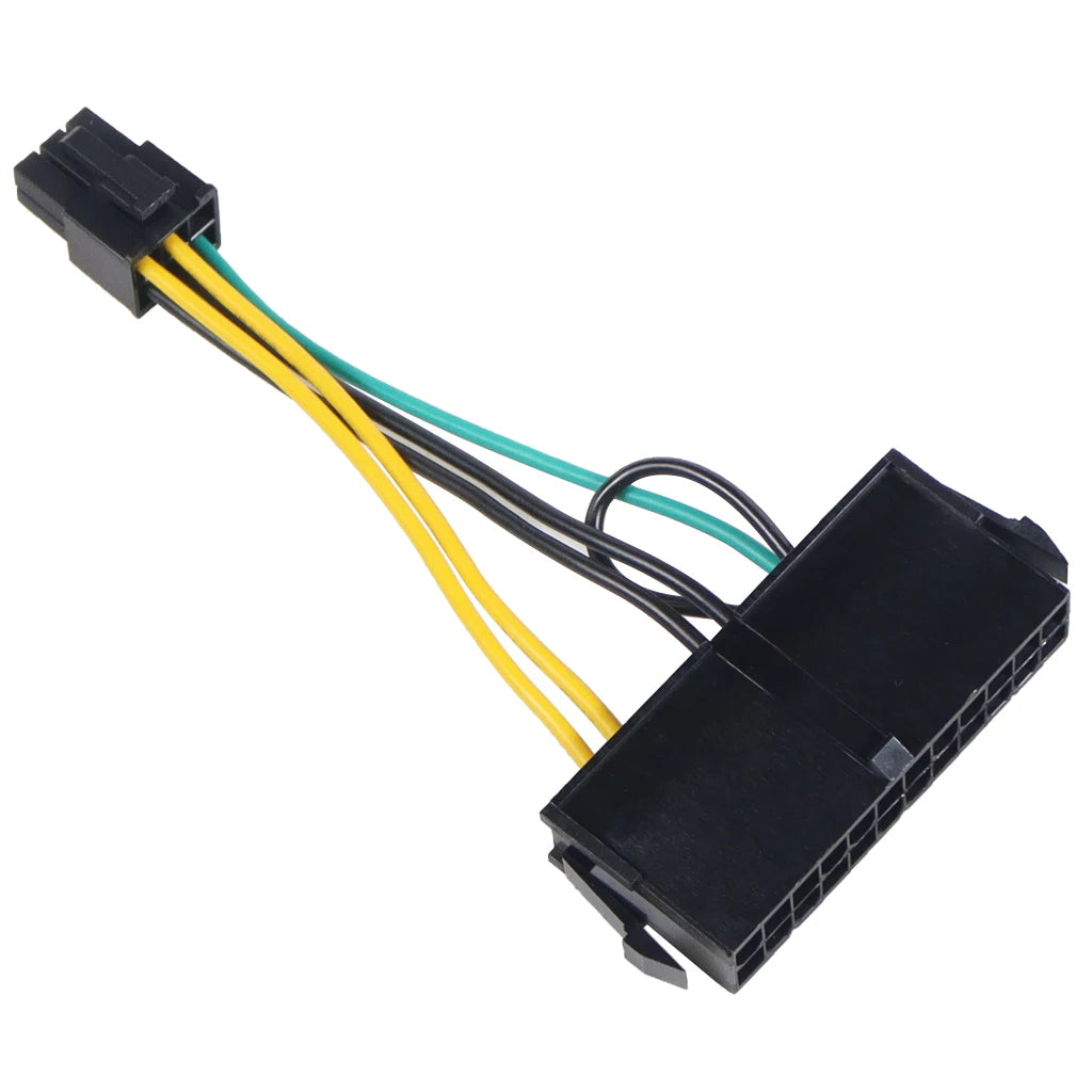 24Pin to 6Pin Power Supply Cable Cord 24p to 6p 18AWG Wire for Lenovo for DELL for Acer 3050 6 PIN Motherboard Adapter Cable