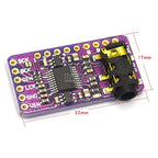 1-5PCS PCM5102A DAC Decoder GY-PCM5102 Interface I2S Player Module For Raspberry Pi PHAT Format Board Digital Audio Board