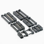 10PCS FC 6Pin/8/10Pin/14/16Pin/20/26/30/34/40/50Pin 2.0mm Pitch Female IDC Socket Connector Ribbon Cable DC3 Header Male Socket
