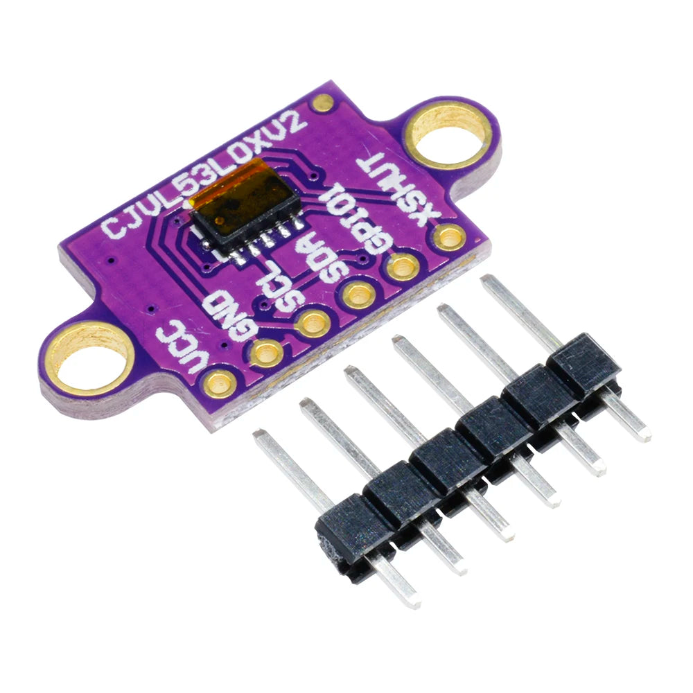 VL53L0X Time-of-Flight (ToF) Laser Ranging Sensor - 940nm GY-VL53L0XV2 Distance Module with I2C Interface, Size 25mm x 10.7mm